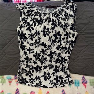 The Limited Black Floral Women's Blouse